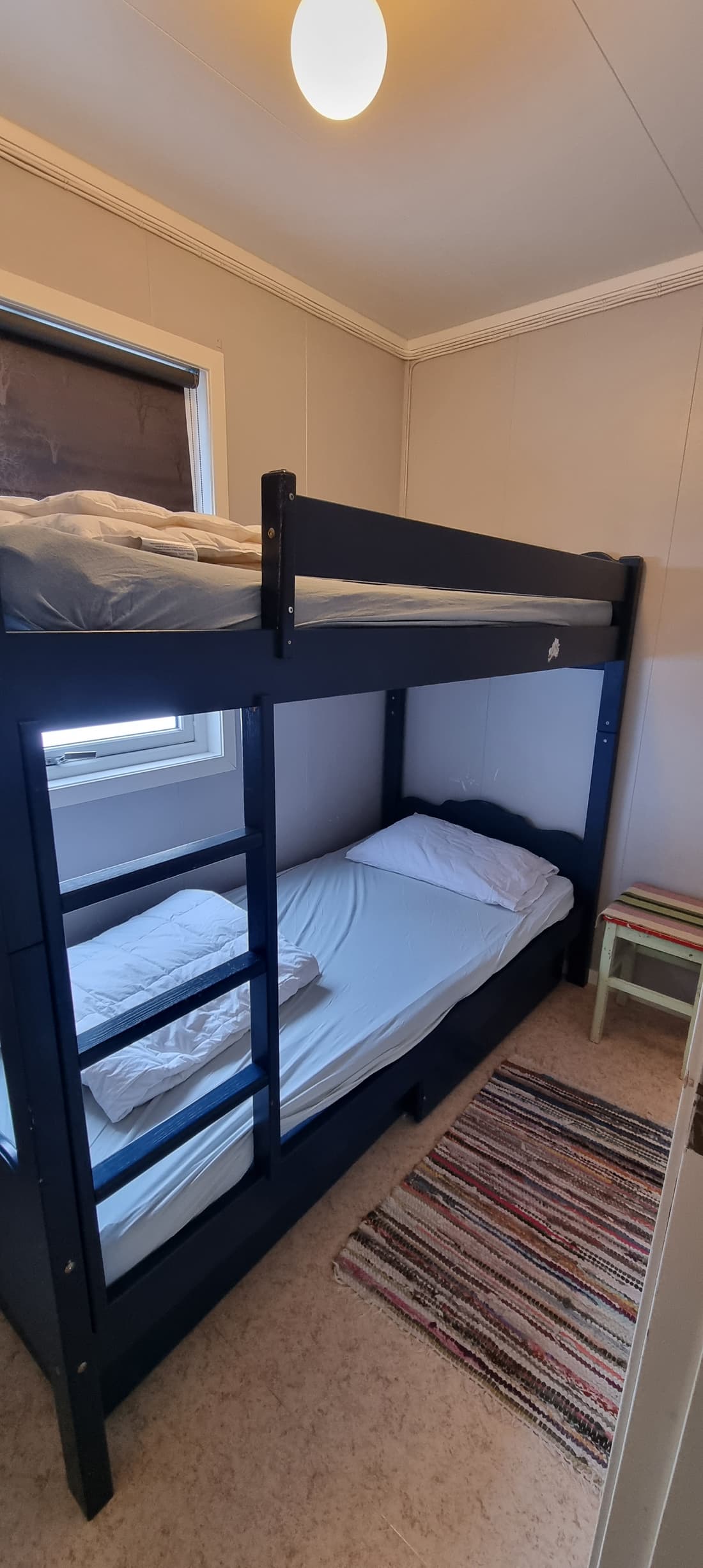 Raum in Hütte 5 mit Etagenbett